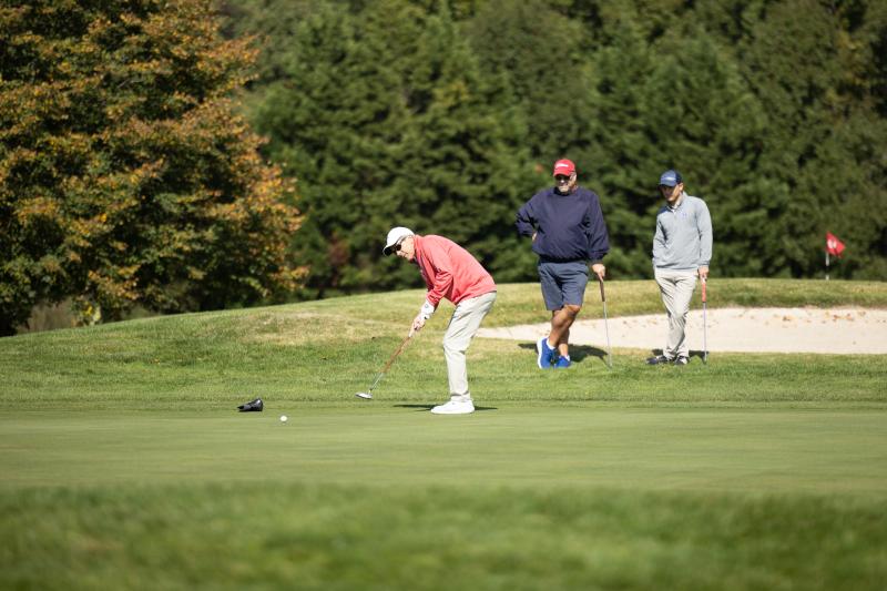 Players take part in the 2022 Bayhealth Foundation Fall Golf Tournament. SUBMITTED PHOTO