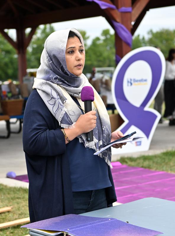Dr. Bushra Waseem of Beebe Healthcare was the guest speaker for the event.