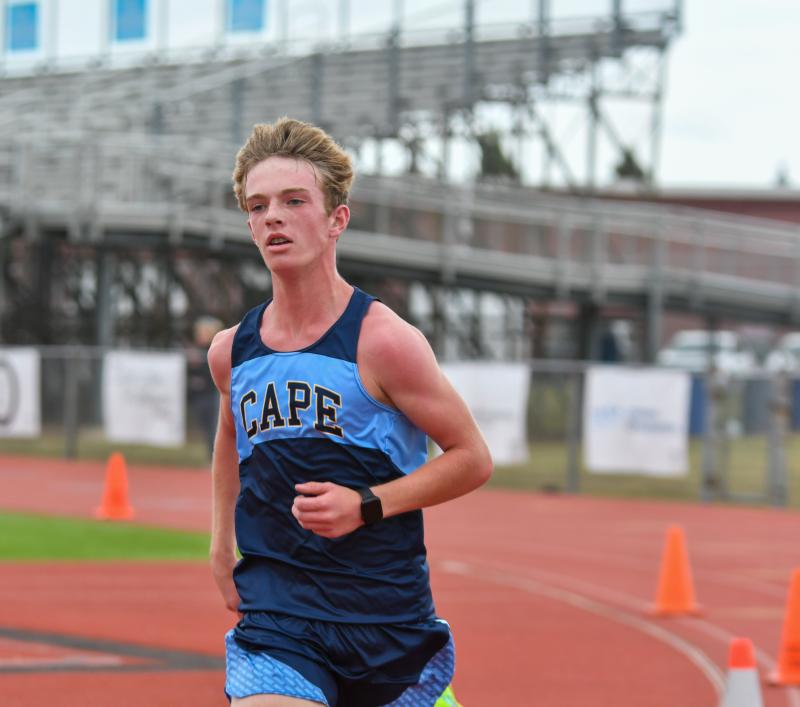 Jude Peacock of Fred Thomas winner of boys race