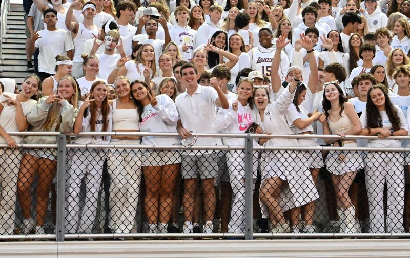 The Cape student section went crazy for the Vikings.