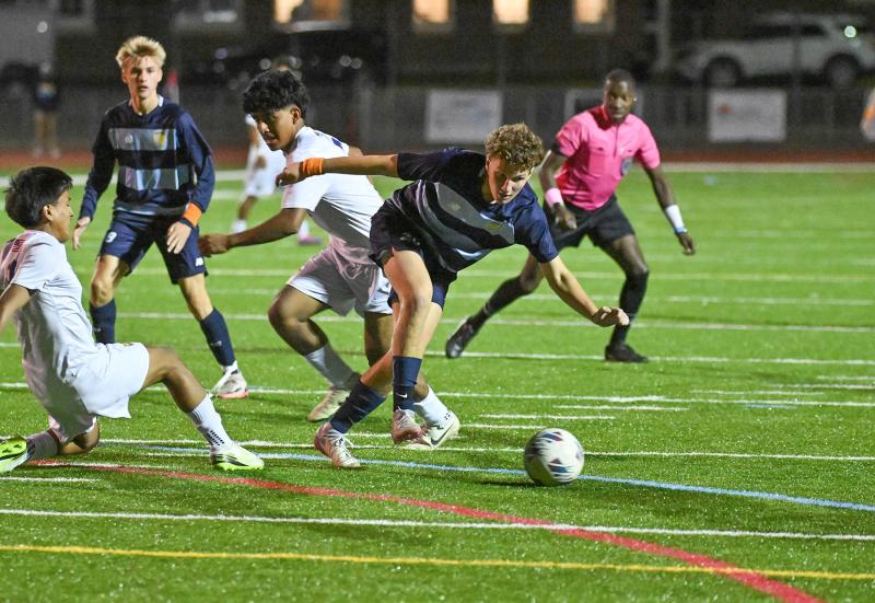 Austin Tyndall gets the assist to Brady Spiegel 39 seconds into overtime.