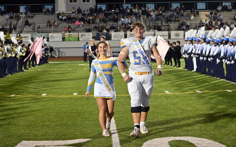 Football Queen and Cheerleader King are Layla Webster and Bodie Fredrick.