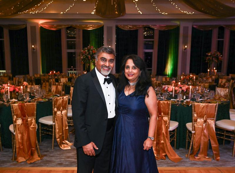 Harry Keswani and his wife Sonia prepare for the 2023 event. DAN COOK PHOTO