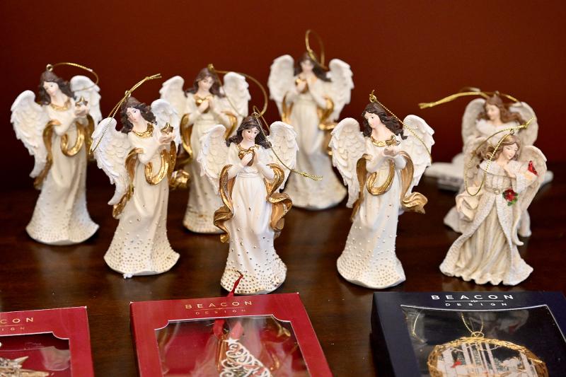 Angels can be purchased and placed upon the trees in memory of loved ones lost.