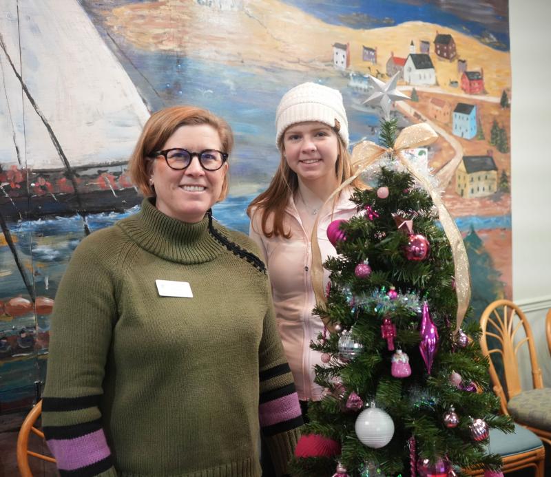 Ivey Helmick, left, director of philanthropy at the Ronald McDonald House, poses with her daughter Audrey at this year’s Trees of Cheer event.