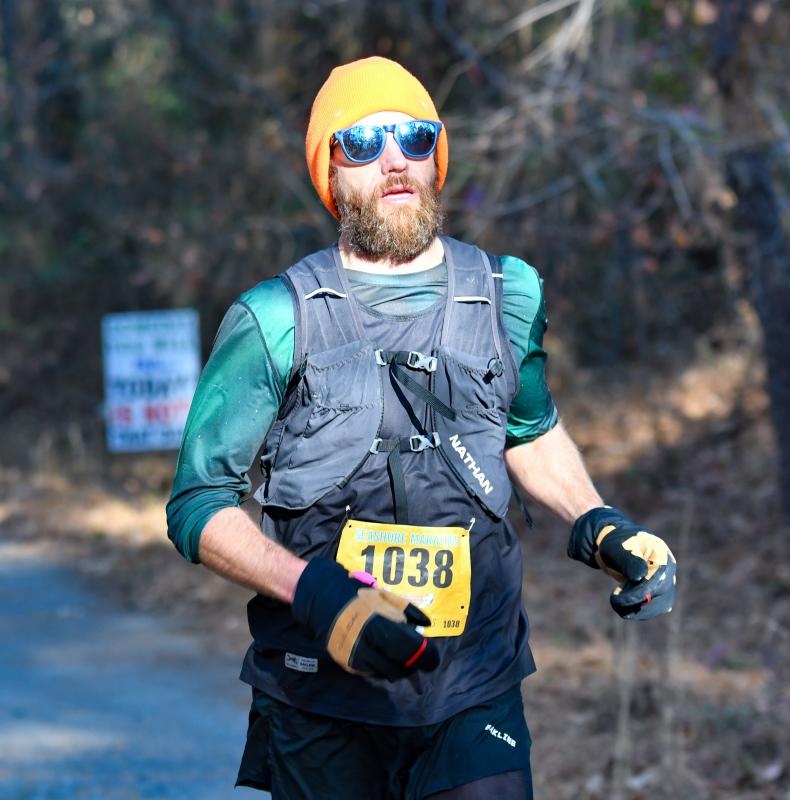Mike Wardian looks strong 26 miles into his 30-mile challenge.