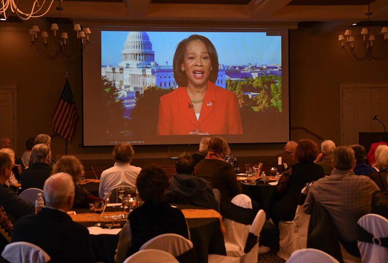 A video sent by Sen. Lisa Blunt Rochester praises the Independence Multicultural Social Group.