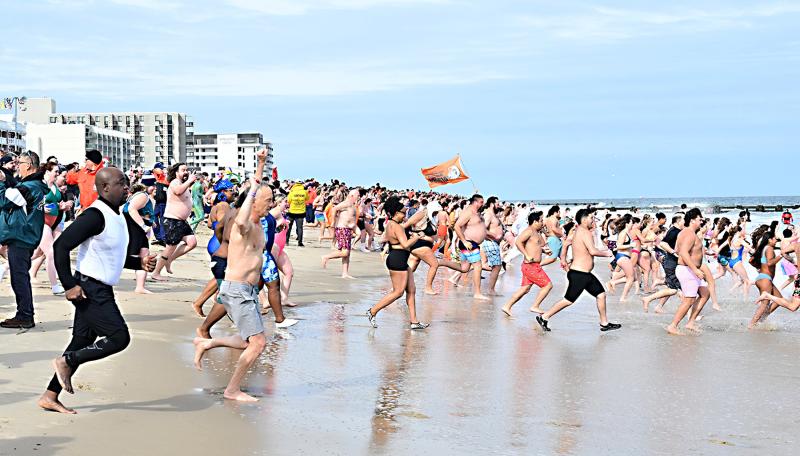Over 4,400 polar bears participated in the 2025 Polar Bear Plunge for Special Olympics.