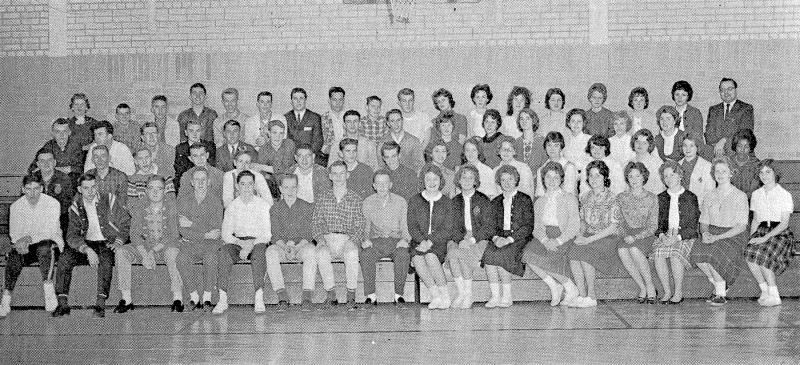 The 1961-62 junior class at Lewes High School. SOURCE: THE BEACON YEARBOOK