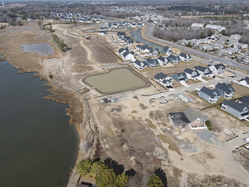 Osprey Point is under construction along Old Landing Road near Rehoboth Beach. The cluster subdivision includes 217 single-family home lots on the former Old Landing Golf Course property NICK ROTH PHOTOS