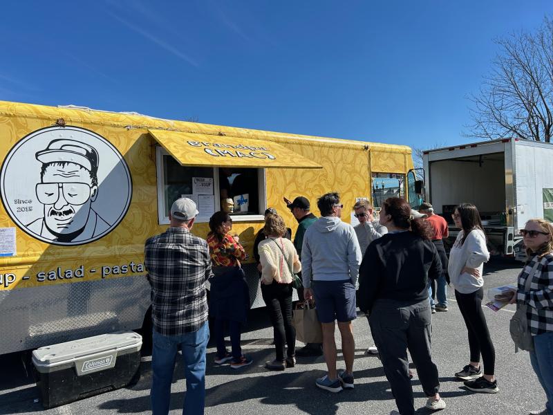 One of the most popular food trucks on hand at 302 Day is the Grandpa Mac truck serving up fresh mac and cheese.