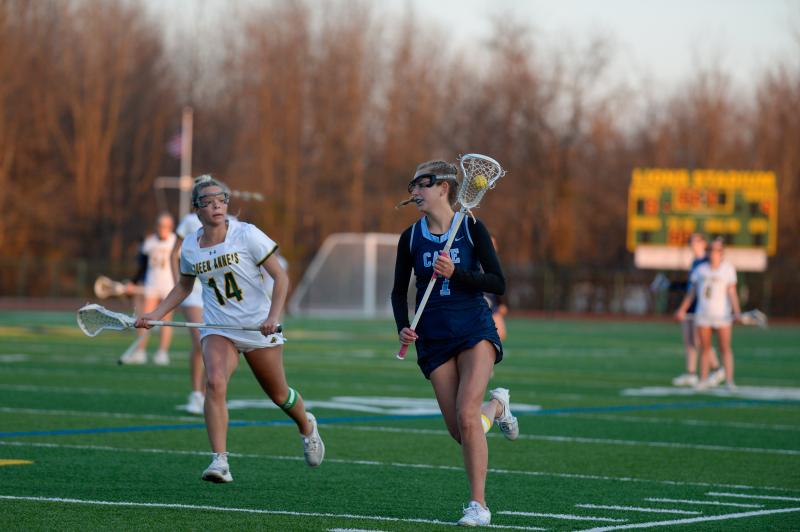 Macy Steinwedel runs out the clock.