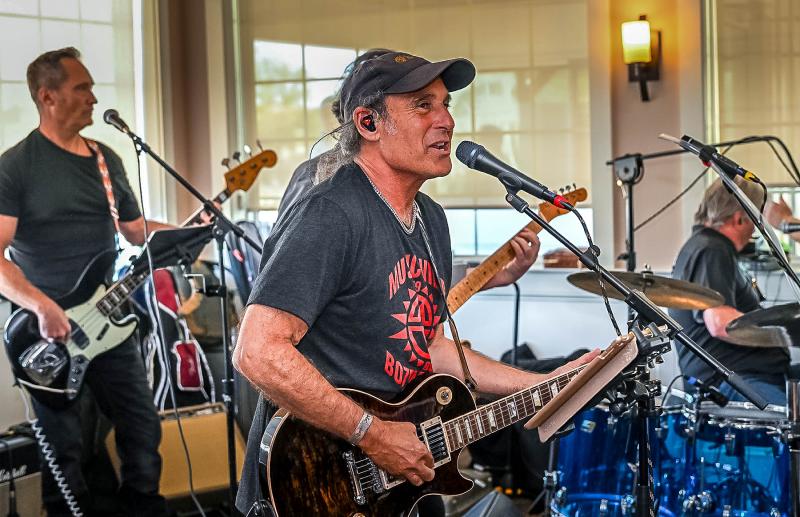 Robbie LaBlanc sings with the group Earth Jam.