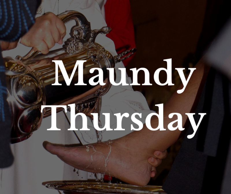 lewes, Delaware, St. Peter’s Church, holy week, easter, maundy thursday