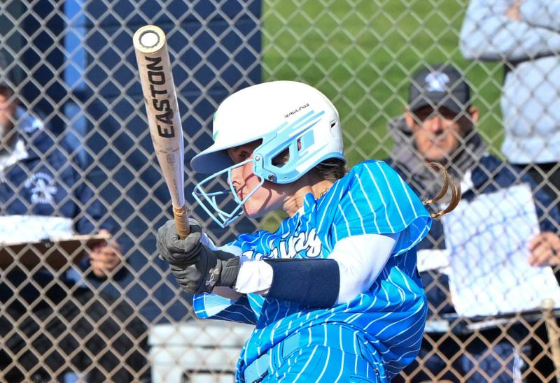 Cape senior Bri Windish drives a hit.