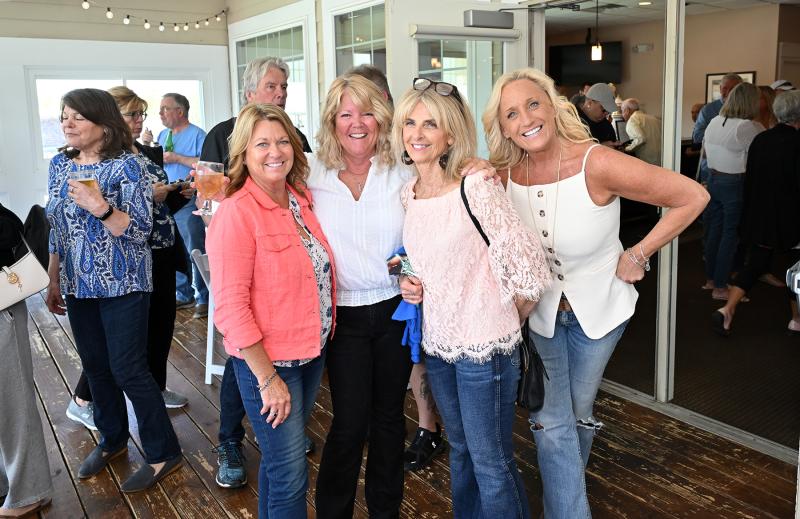 Girls just wanna have fun. Shown are friends (l-r) Joan Hampsted, Eileen Emhof, Leighsa Merrick and Shannon Chambers.