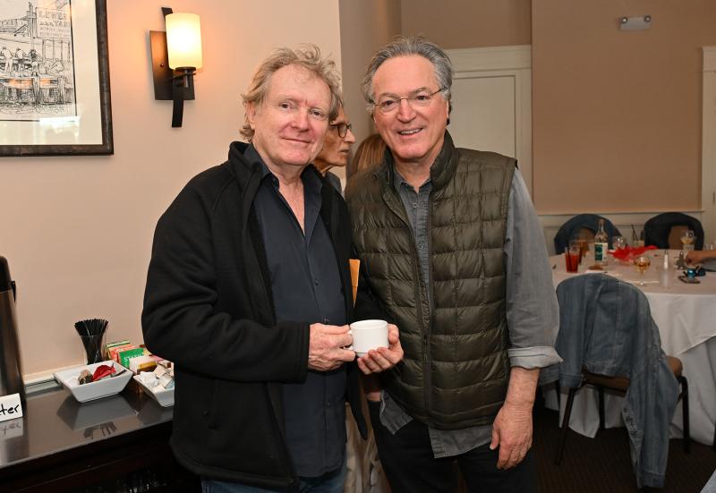 The Funsters drummer and Cape Community Fund board member Eddie Shockley hangs with Kevin Walsh, a member of Earth Jam.