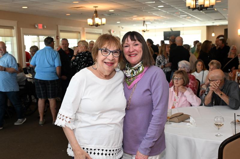 Sarah Gilmour, left, and Maribeth Dockety enjoy the event.