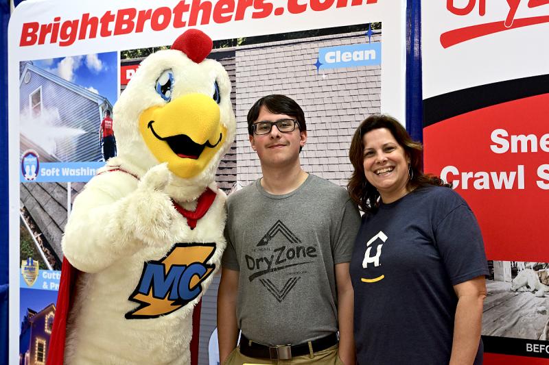The Mighty Chicken of WCHK 101.3 joins Charles and Amy Brown of BrightBrothers.com, DryZone and Hello Garage.