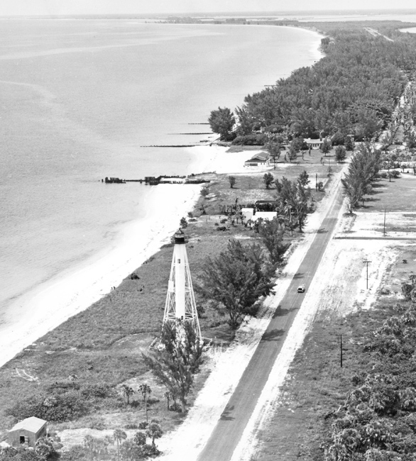 The rear range light was decommissioned in 1918. The steel light tower was sold, removed in 1919 and moved by rail to Gasparilla, Fla., where it is still in use today. SOURCE: U.S. COAST GUARD