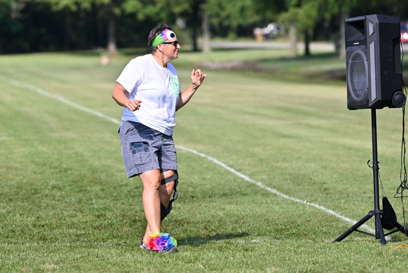 After opening the daily warmups with a dance with the campers for 21 years, Mid-Atlantic Field Hockey Camp owner Frannie Slabonik will soon be dancing by herself.