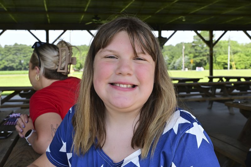 Makenzie Mood, 9, said this event makes her happy.