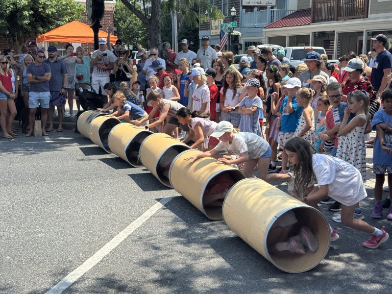 The barrel roll has been a staple of the kids’ games for decades. NICK ROTH PHOTO