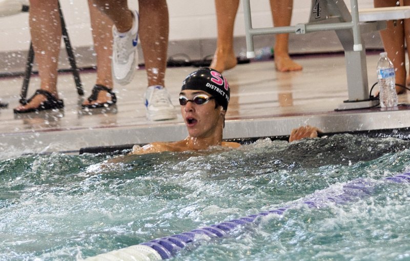 SFY’s Brady Shell finishes his race.
