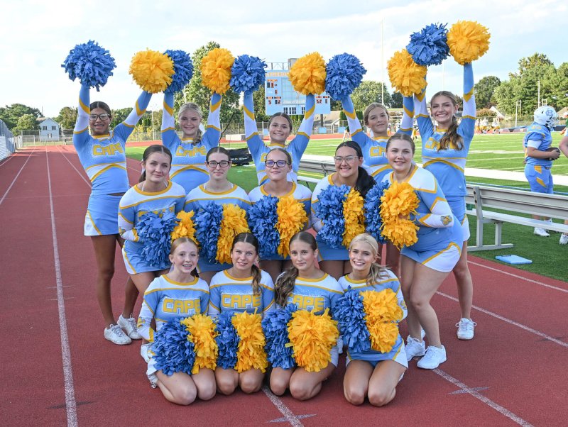 The Cape cheerleaders are ready for the 2025 season.