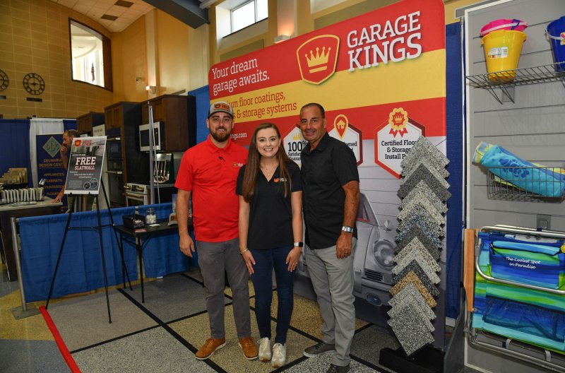 Representing Garage Kings are Corey and Presley Engebretson and Bill Brown.