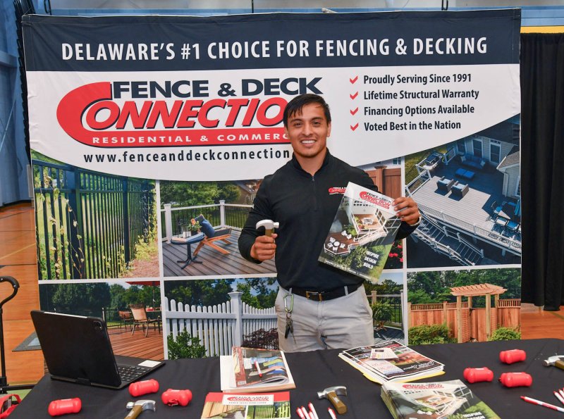 Oscar Angel-Velasquez works for the Fence and Deck Connection.