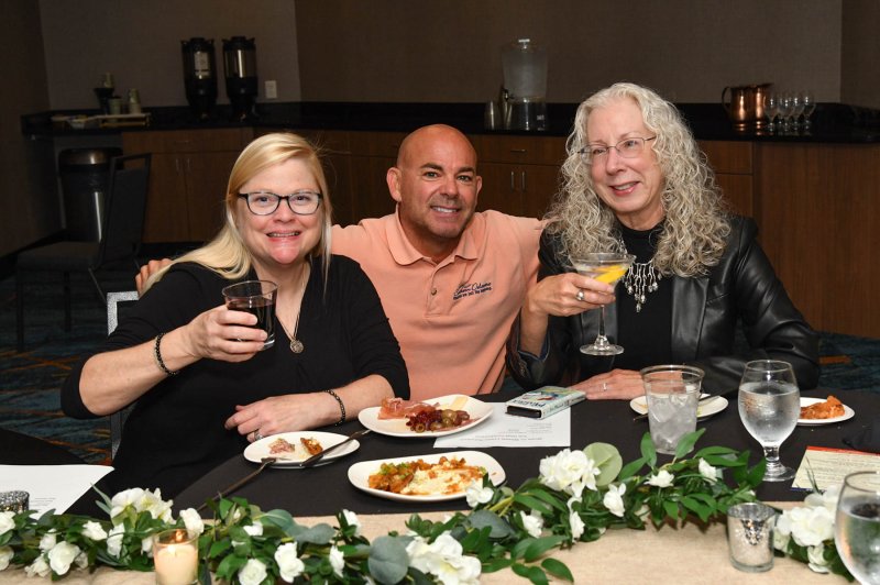 Expert judges for the event are (l-r) Peggy Raley-Ward, Scott Thomas and Pam George.
