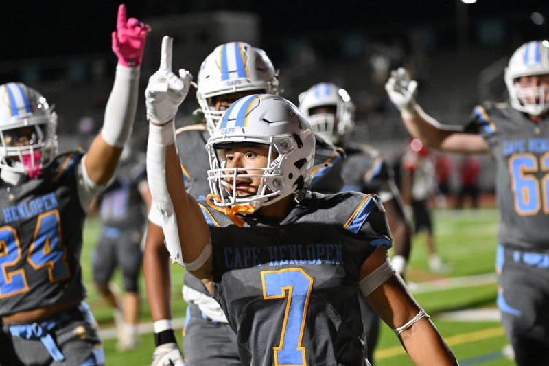 Cape senior running back Anthony Francis makes it a point to score a touchdown.