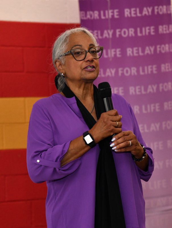 Georgetown Vice Mayor Christina Diaz-Malone speaks about her mother’s plight with cancer.