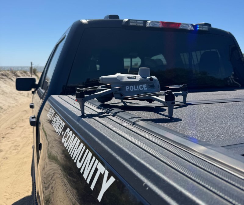 Each of the Dewey Beach’s two drones cost $13,000. SUBMITTED PHOTO