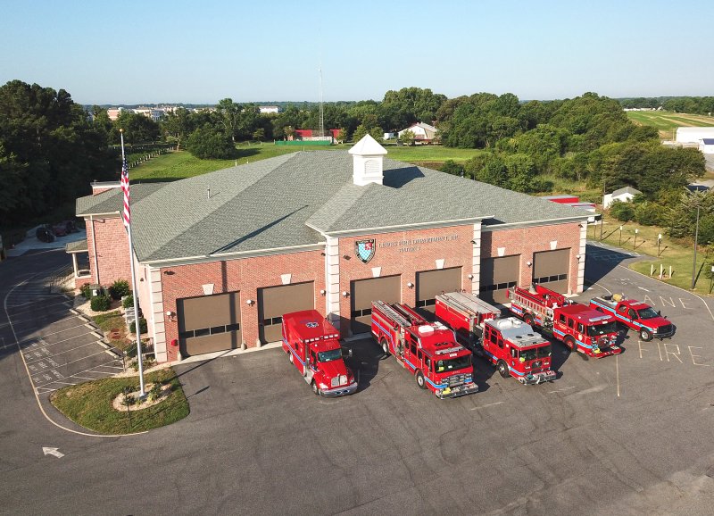 Lewes Fire Department Station 2 near the Nassau Bridge helps firefighters and ambulance crews respond quickly to increased calls to protect the area’s rapidly expanding population. FILE PHOTO