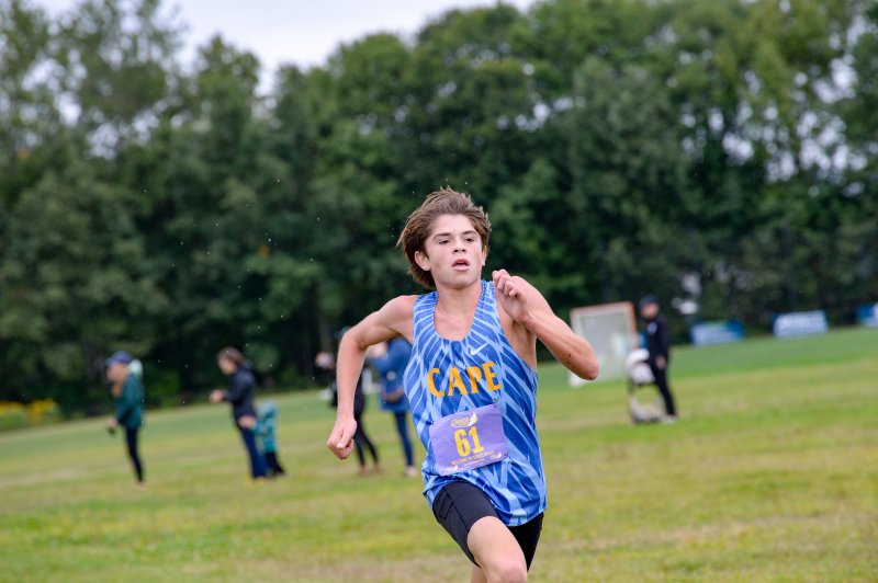 Nick Petito of Cape completes the course in 16:39.