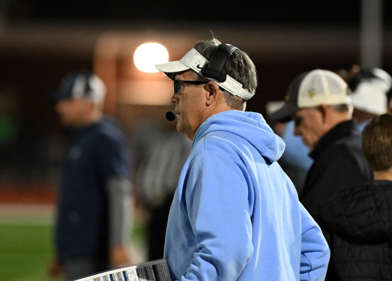 Cape head coach Chip Knapp ponders his next play.