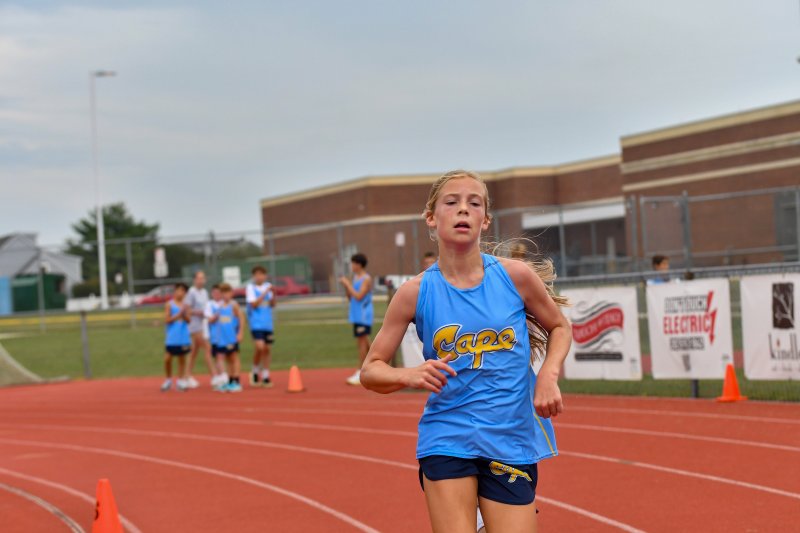 Emily Hilton of Beacon wins the race.