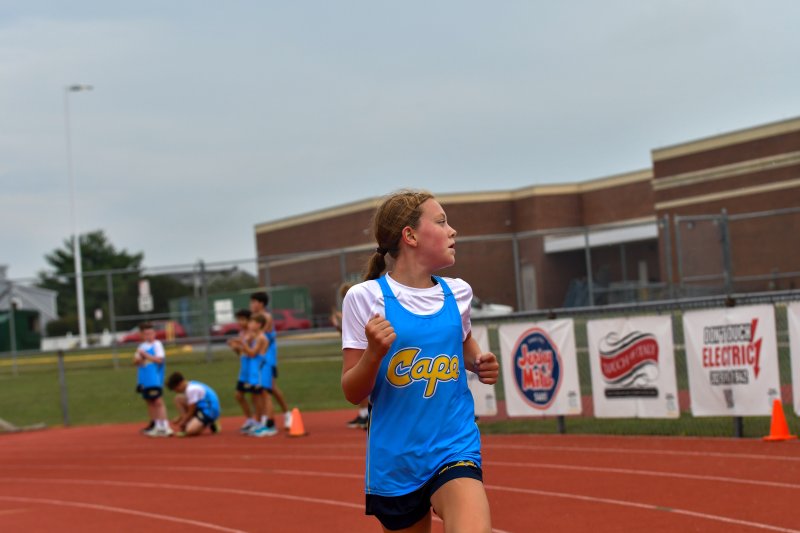Addison Farrell of Beacon checks out the crowd.