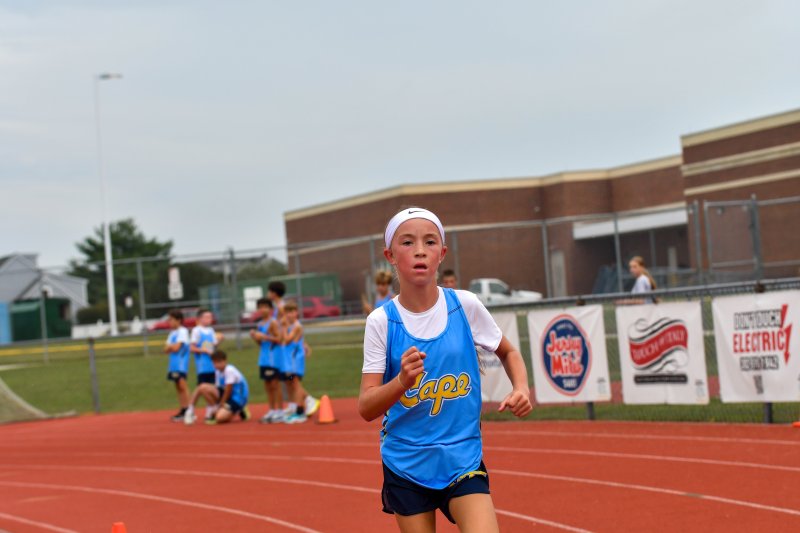 Elle Stretch of Beacon stays focused on the finish.