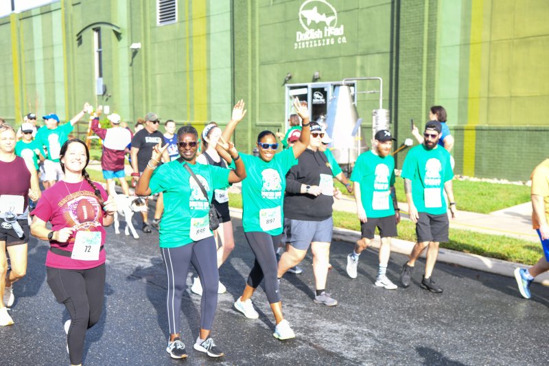 The Dogfish Dash is always a happy affair.
