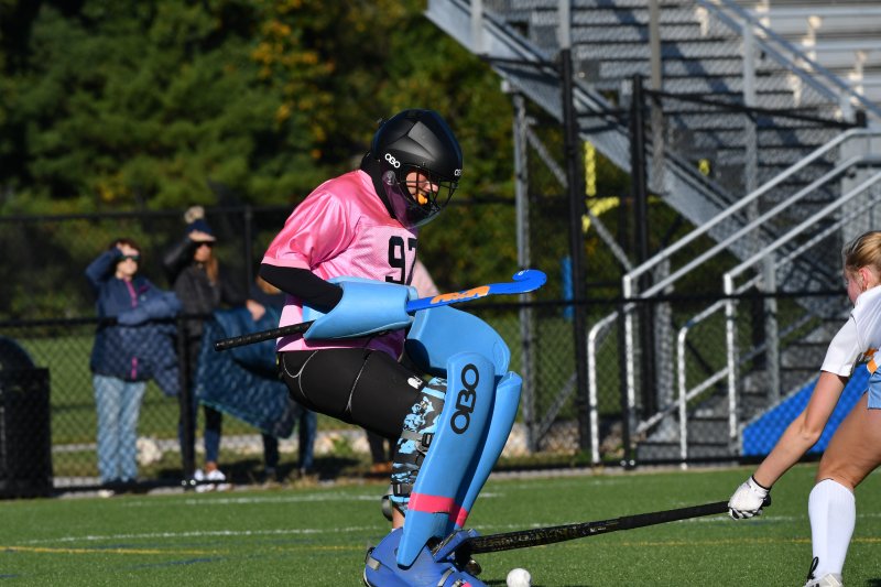 Madison MacDonald, the sophomore goalie for Caesar Rodney, had 20 saves in the game.