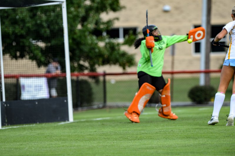 Sabrina Siaca makes a glove save.