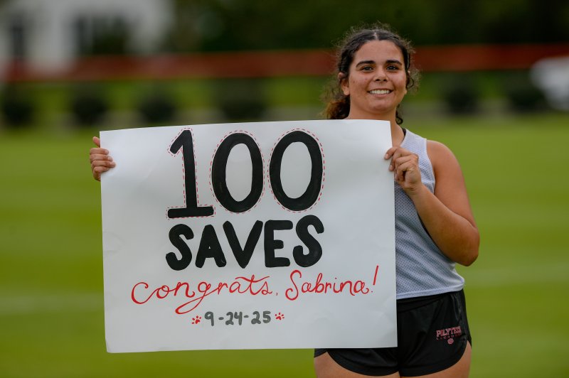 Sabrina Siaca has 100 career saves for the Polytech Panthers. DAVE FREDERICK PHOTO