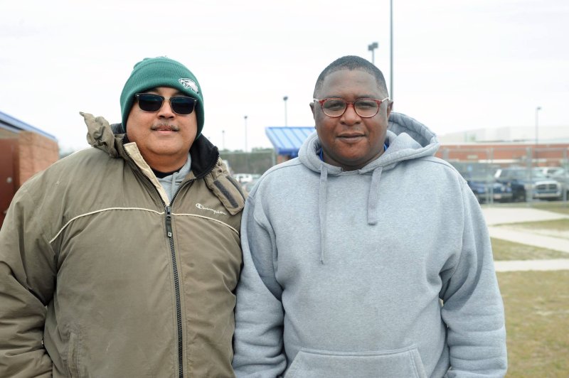 Curtis Johnson and Joe Snead. DAVE FREDERICK PHOTO