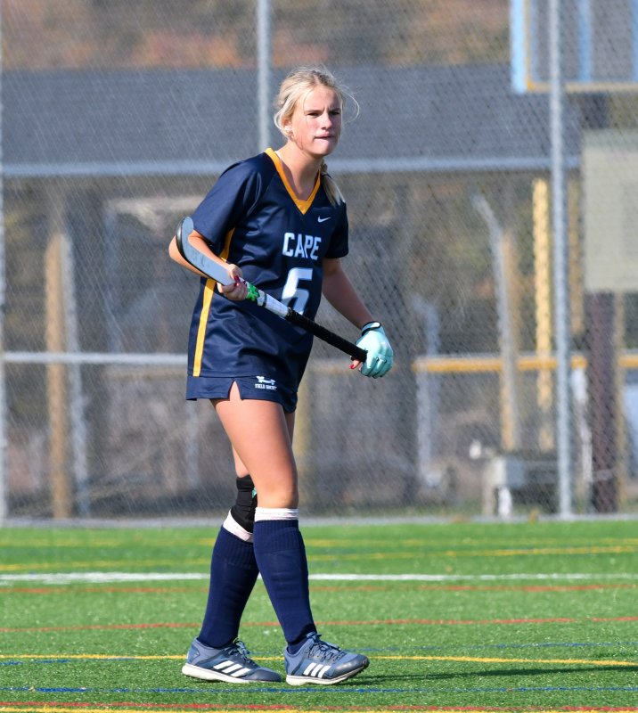 Emmilyn Swope scored a second-quarter goal versus Polytech.