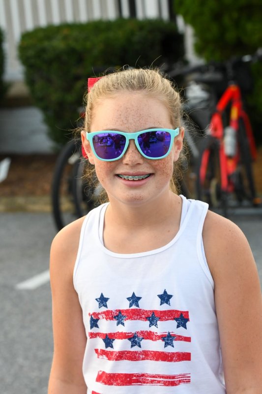Maya Yngve, born on the Fourth of July. DAVE FREDERICK PHOTO