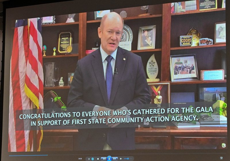 Sen. Chris Coons sent a video congratulating Bernice Edwards and the rest of the FSCAA team.