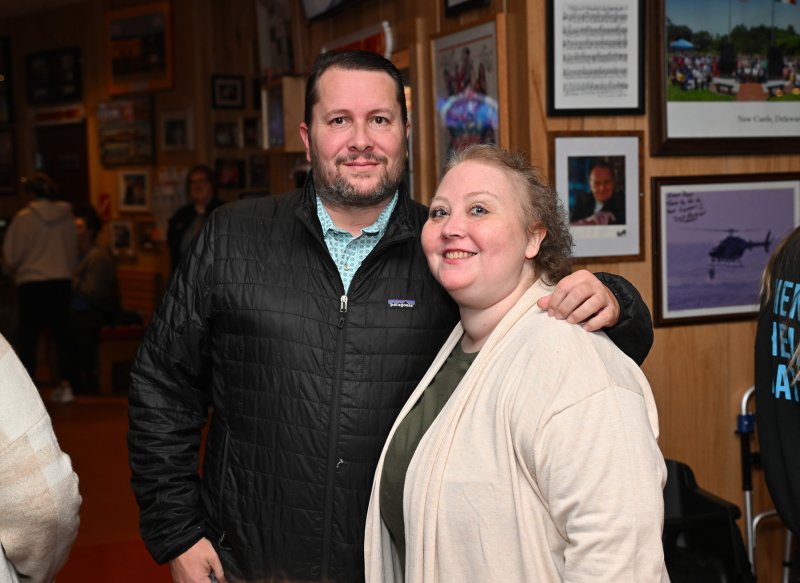 Katie Arietta and her friend Andrew Marchak.